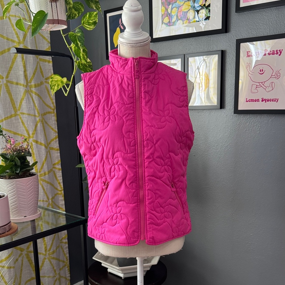 Hanna Andersson Pink Quilted Vest